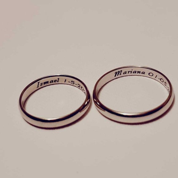 Classic Wedding Ring in 14k White Gold (4mm ) - Picture 5 of 6